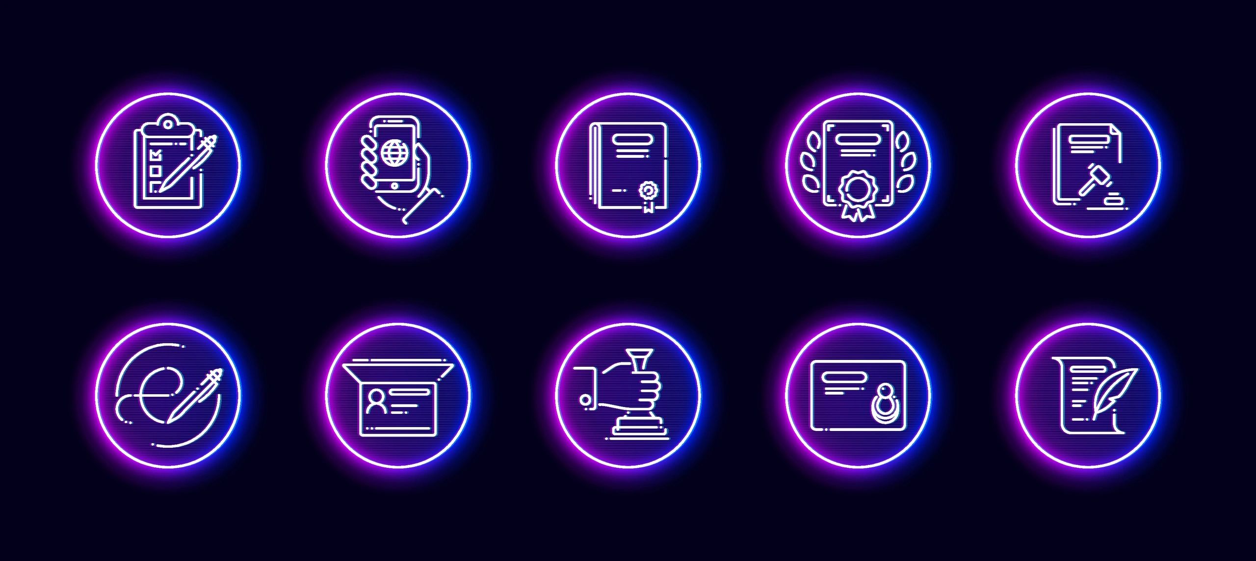 cyberpunk neon law legal